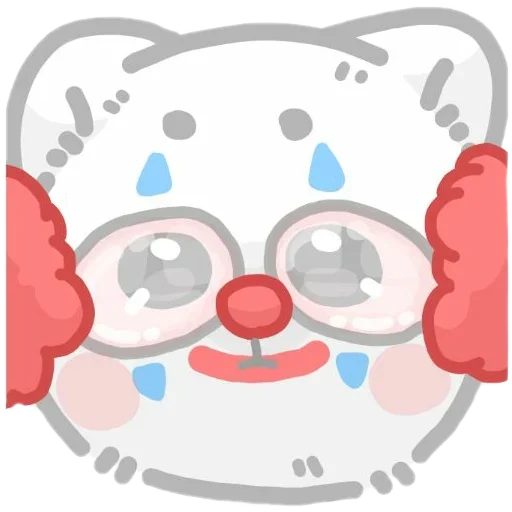 Telegram Sticker «colored emotions kittens» 🤡