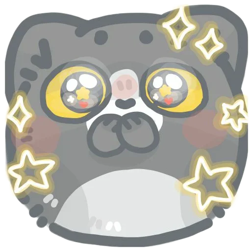 Telegram Sticker «colored emotions kittens» 🤩