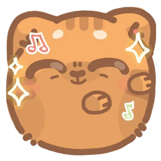 colored emotions kittens sticker 🎧