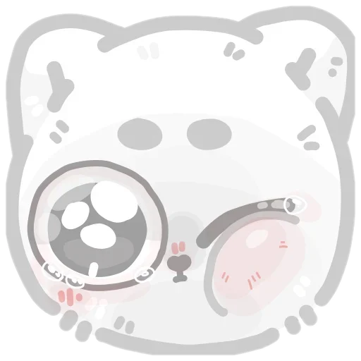 colored emotions kittens sticker 😢