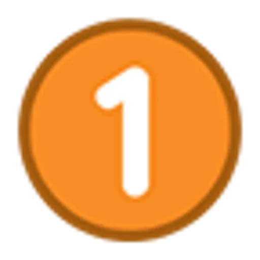 Telegram Sticker «Odnoklassniki Emojis» 1️⃣