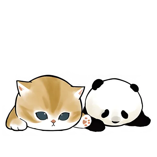 Панда и Нян emoji 🫠