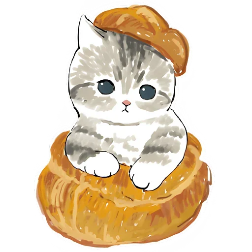 Telegram Sticker «Сладкие котята» 🥯