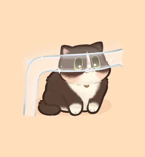 Telegram Sticker «Мягкие коты » 😶
