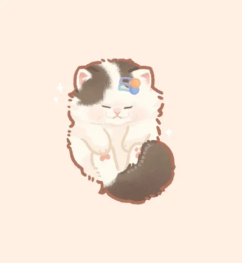 Telegram Sticker «Мягкие коты » 🥺