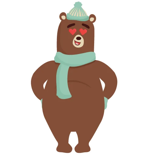 Эмодзи bear 😍