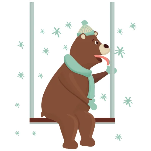 Telegram Sticker «bear» 😱