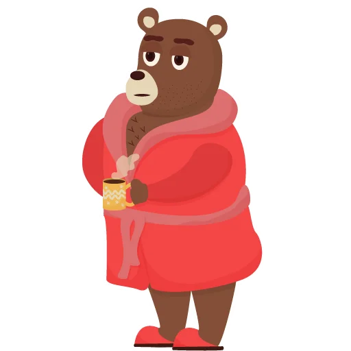 Telegram Sticker «bear» 😐