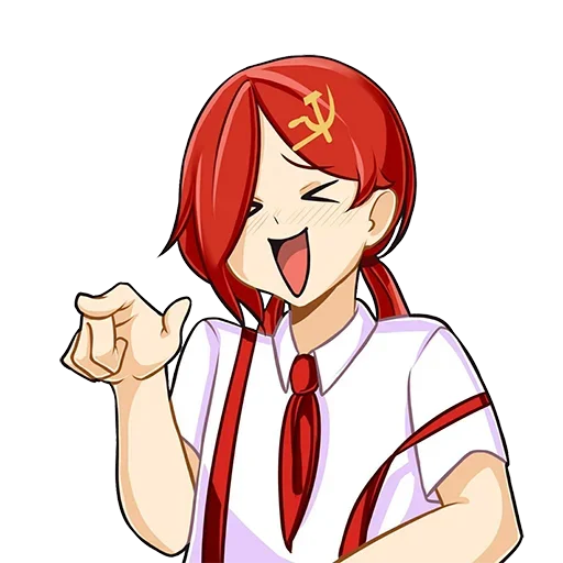 Telegram Sticker «communism-chan» 😆