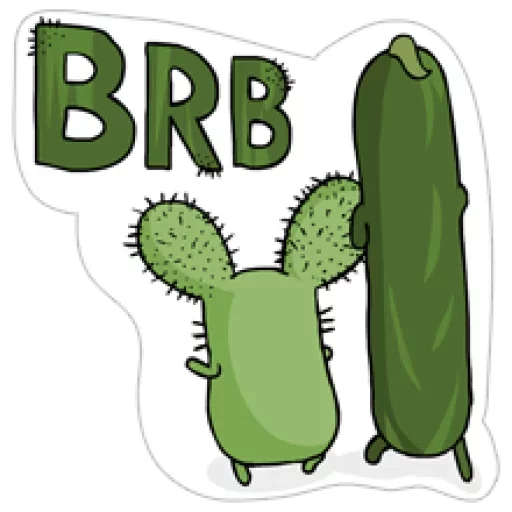 Cool Cucumber stiker 🥒