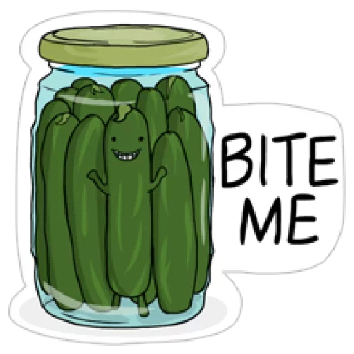 Cool Cucumber stiker 🥒