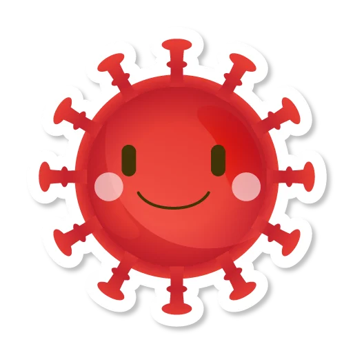 Стикер Telegram «Coronavirus» ☺️