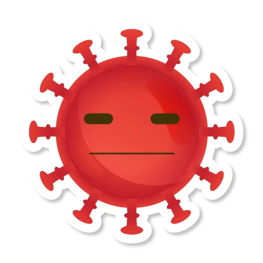 Стикер Coronavirus 😑