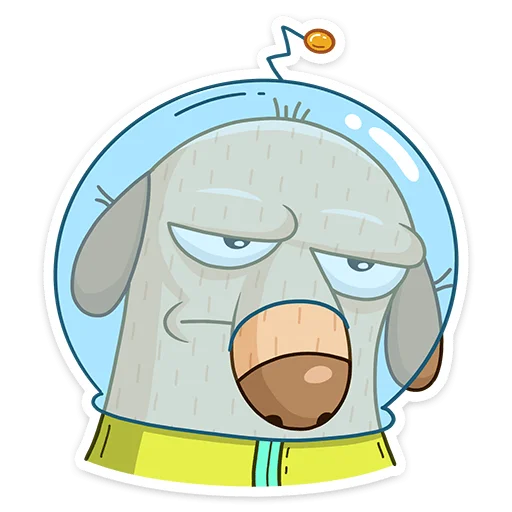 Telegram Sticker «КосмоДигги» 😒