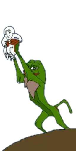 Cosplay Pepe 🐸 emoji 🦁