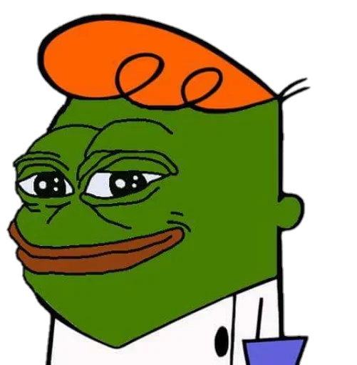 Cosplay Pepe 🐸  emoji 👨‍🔬