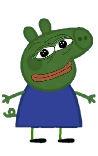 Cosplay Pepe 🐸 emoji 🐷