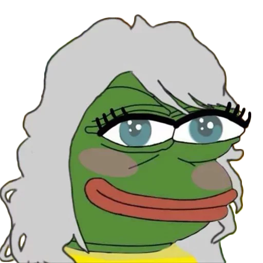 Telegram Sticker «Cosplay Pepe 🐸» 😌