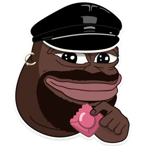 Telegram Sticker «Cosplay Pepe 🐸» 💕