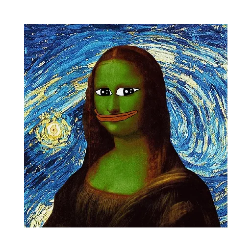 Cosplay Pepe 🐸 emoji 👩‍🦳