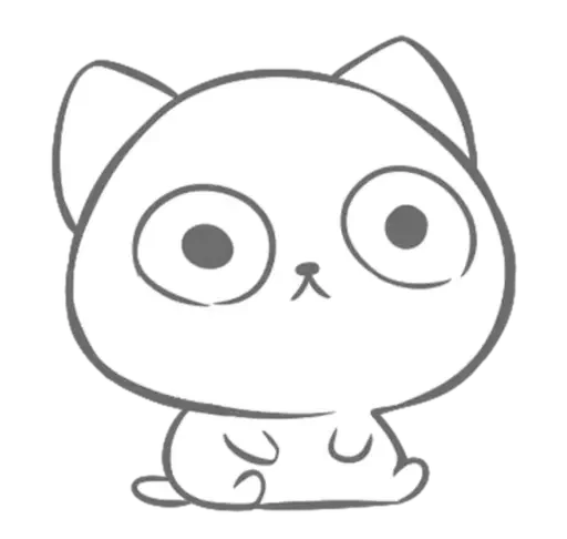 Telegram Sticker «couldy cat | могучий кот» 😶