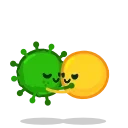 Емодзі Coronavirus Animated 🤗