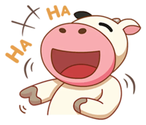 Momo Cow emoji 😆