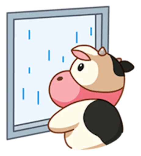 Momo Cow emoji 😔