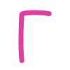 Эмодзи телеграм Pink alphabet