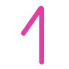 Эмодзи Pink alphabet 1️⃣