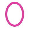 Pink alphabet emoji 0️⃣
