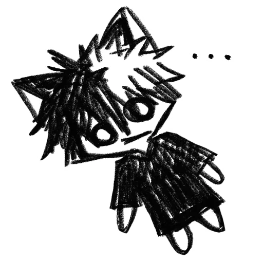 cursed cat stiker 🫤
