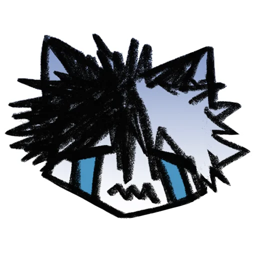 Стікер Telegram «cursed cat» 😢