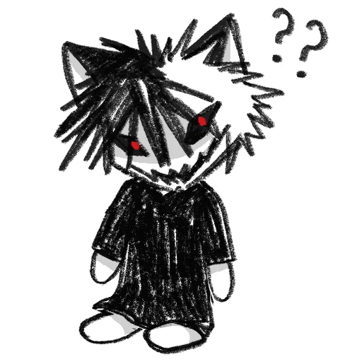 Telegram stiker «cursed cat» 🧐