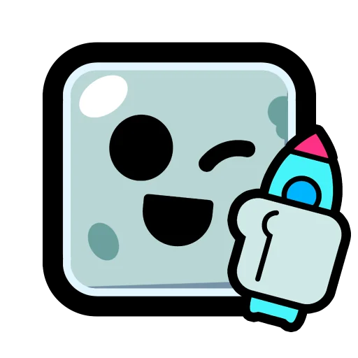 Cube Pins sticker 🌝