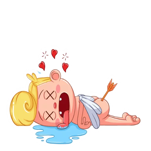 Cupidon  emoji 😰