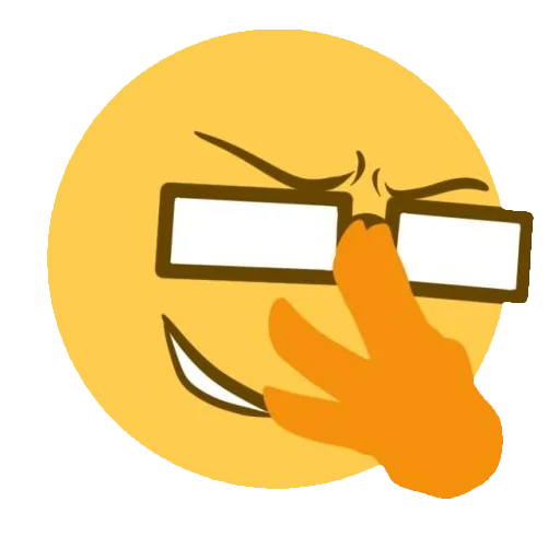Telegram Sticker «Cursed emojis» 😏