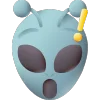 Telegram emoji «3D рандом» 👽