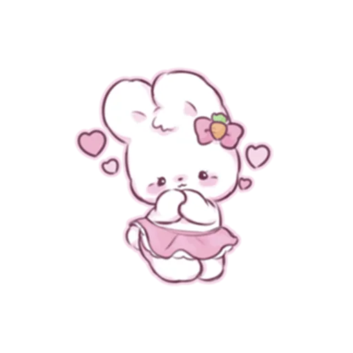 Telegram Sticker «cute bunny» 💕