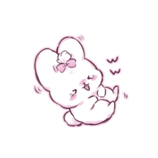 Telegram Sticker «cute bunny» 🤣