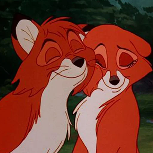 Эмодзи cute foxes 🥰