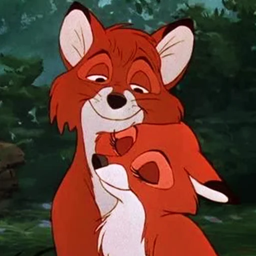 Стікер cute foxes 🥰