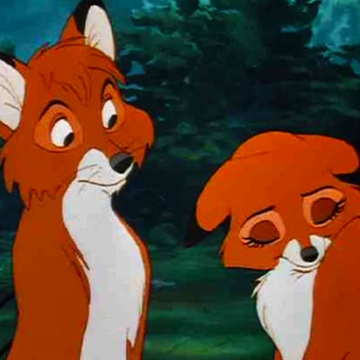 Стікер Telegram «cute foxes» 🥰