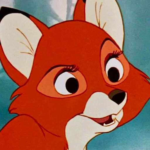 Стикер Telegram «cute foxes » 😛