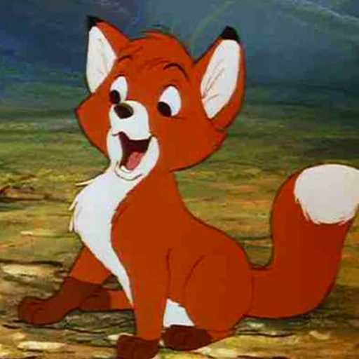 Стікер Telegram «cute foxes» 😛