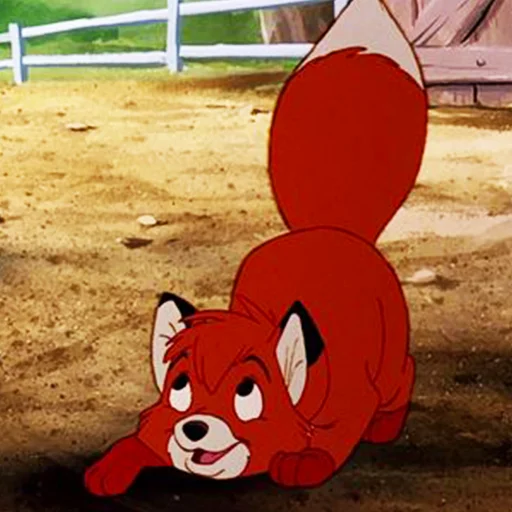 Стікер Telegram «cute foxes» 😜