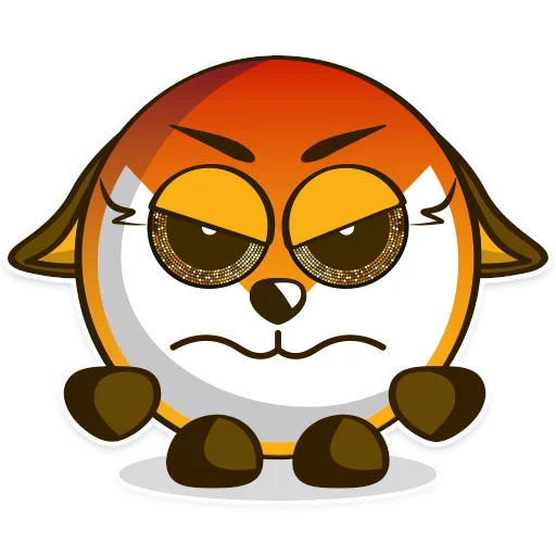 Foxy emoji 😡