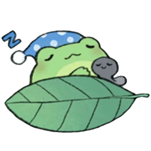 Telegram Sticker «Cute Froggy » 😴