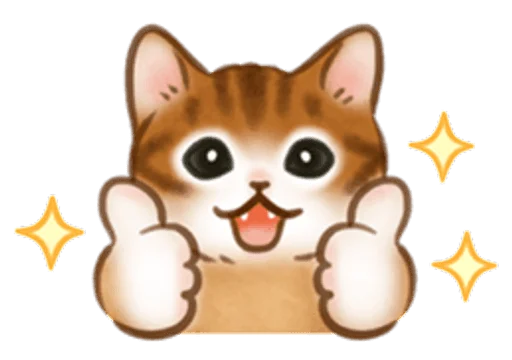 Стикер Telegram «cute kitties» 🐱