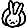 Эмодзи телеграм cute rabbit